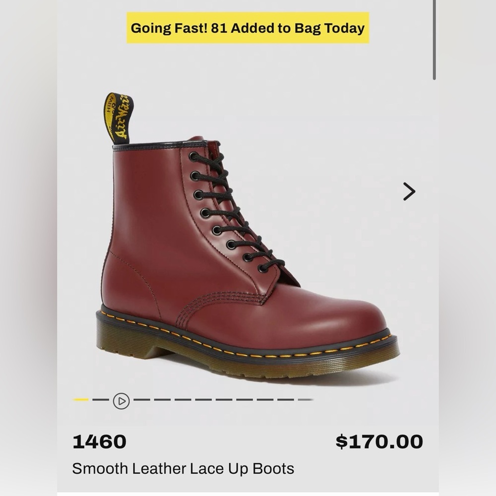 Dr. Martens Ox Blood Boots